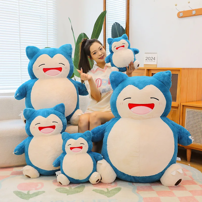Peluche Pokémon Snorlax con pelo de conejo suave para niños regalo - imagen 3