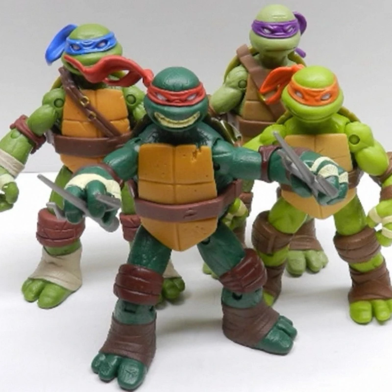 Playmates Tortugas Ninja: figuras coleccionables de PVC TMNT - imagen 2