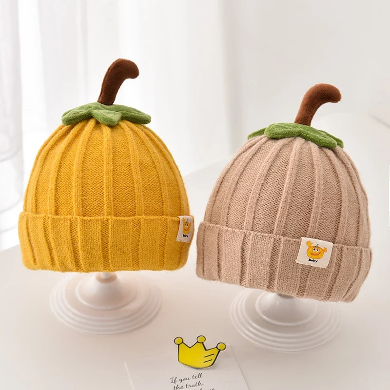 Gorro de invierno para bebé lana gruesa, tejido cálido - imagen 4