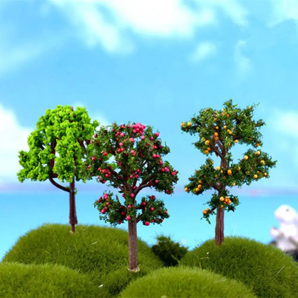 Mini árboles para decoración de bonsái y paisajes en miniatura