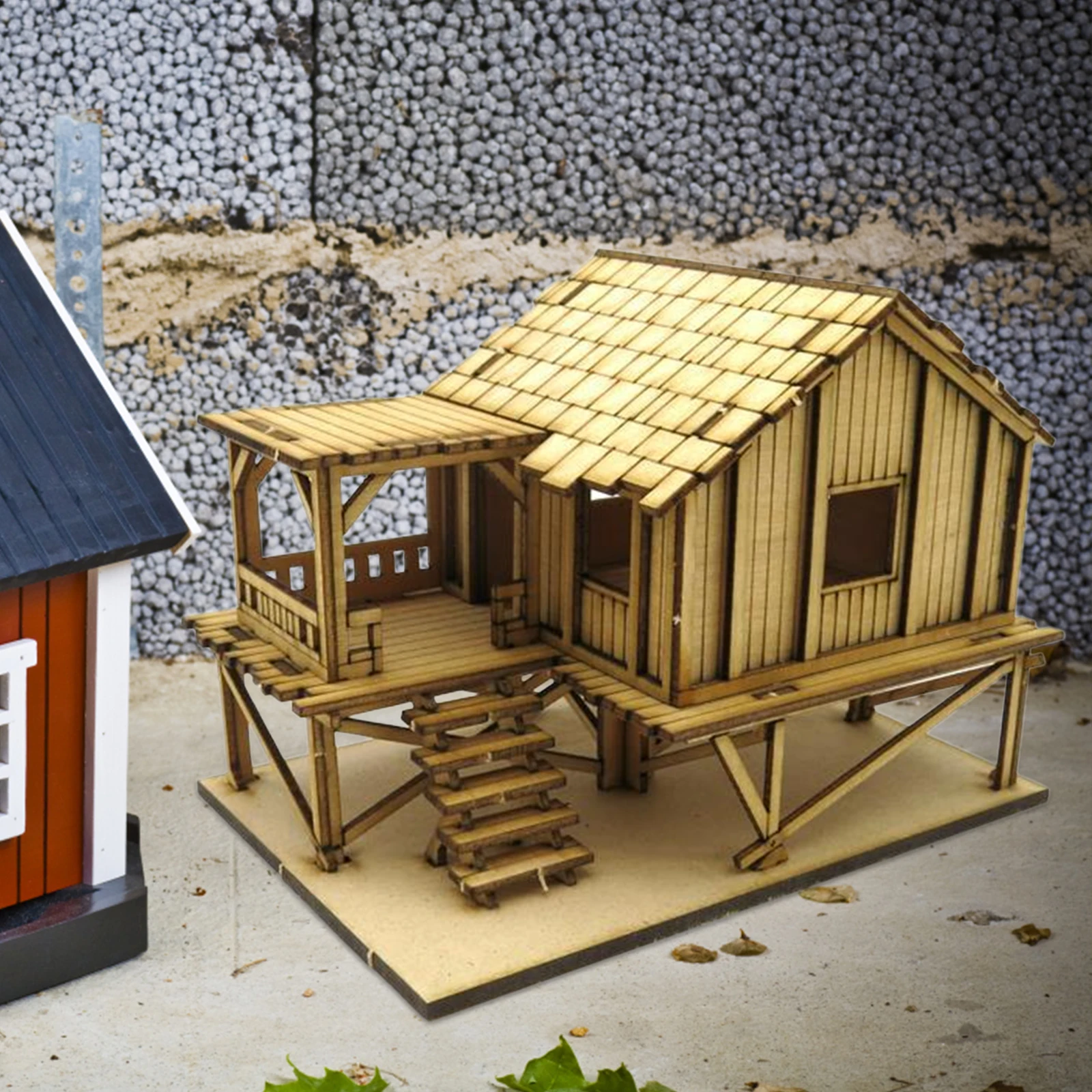 Casa de madera 3D para montar – Puzzle educativo creativo infantil - imagen 3