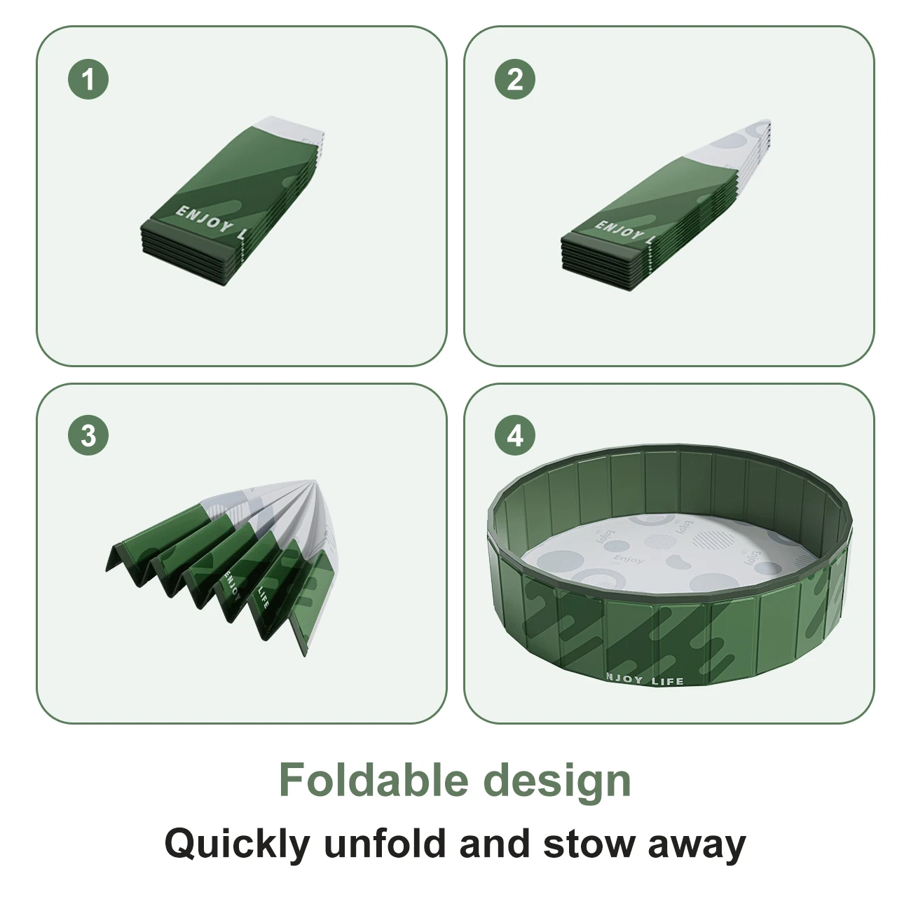 Piscina de pelotas plegable grande para interior y exterior - imagen 5