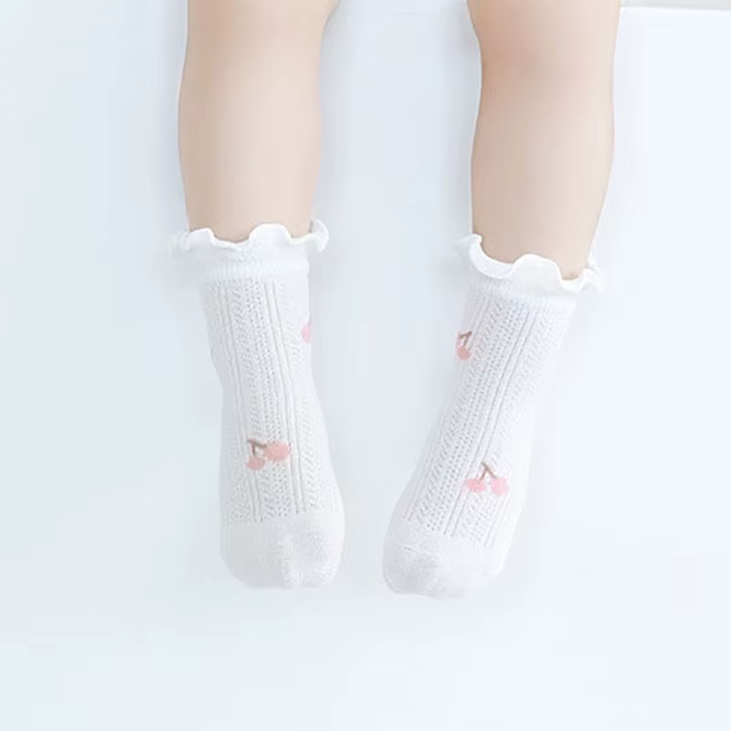 Calcetines verano con flores para niña - Suaves y ligeros - imagen 4