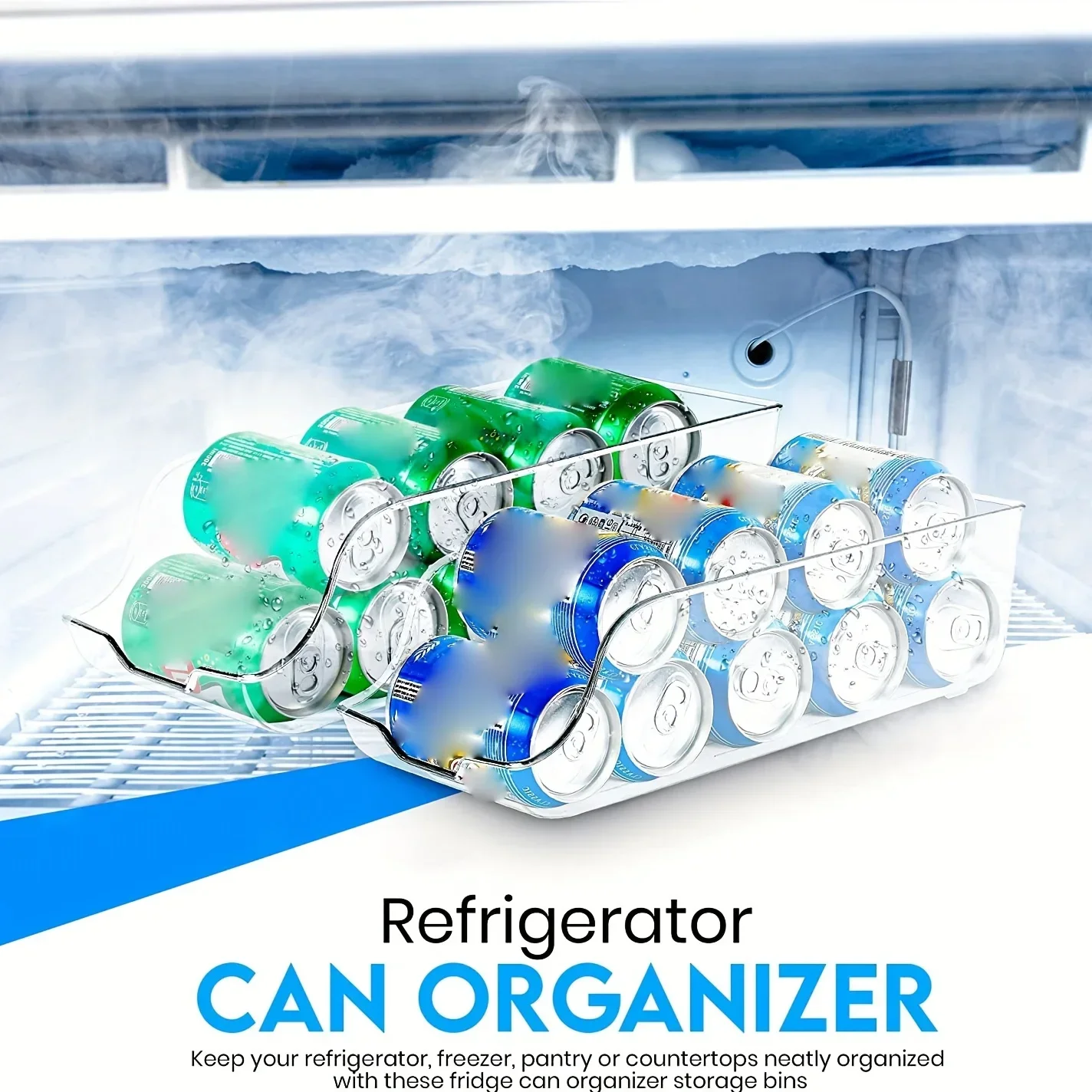 Caja apilable para latas y botellas