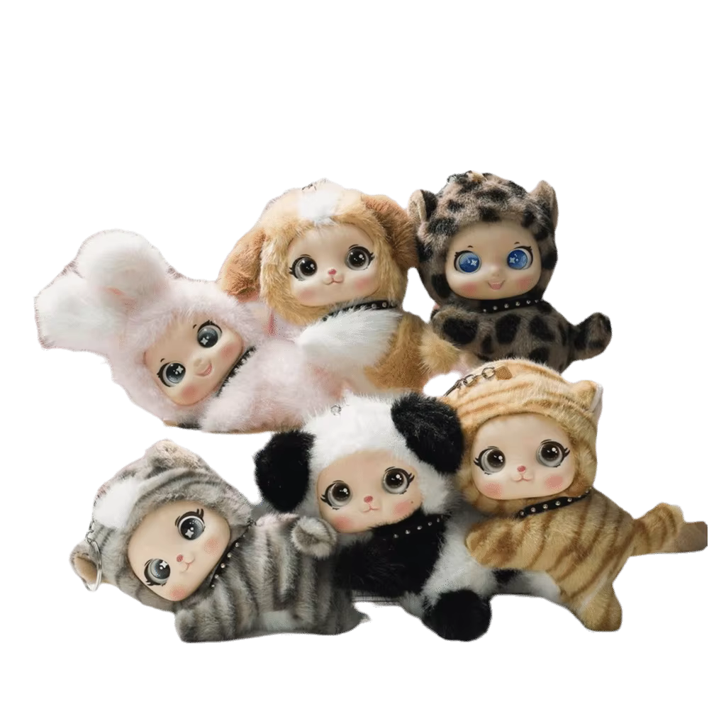 Variantes de color del peluche kawaii