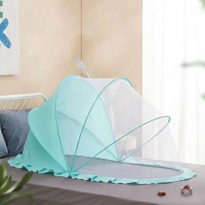 Mosquitera plegable para cuna de bebé con red antimosquitos fácil - imagen 3