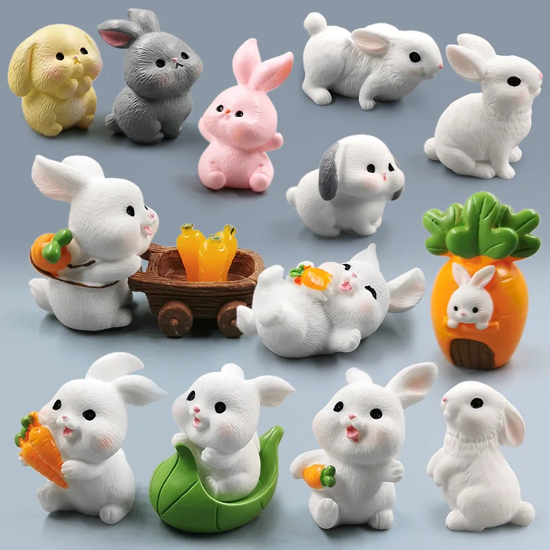 Decoración de conejo de Pascua para habitación infantil - Figura moderna - imagen 3