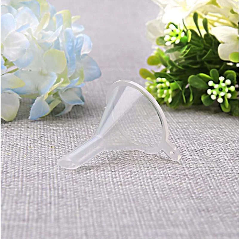 Mini embudos transparentes de plástico para difusores de perfume - imagen 5