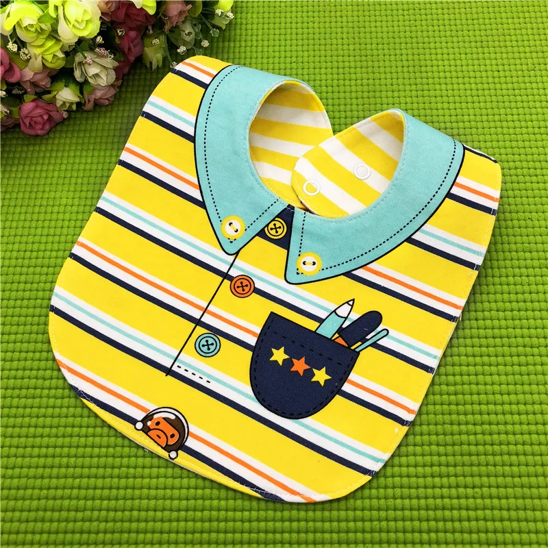 Baberos impermeables bebé – Bandanas algodón doble cara suaves - imagen 2