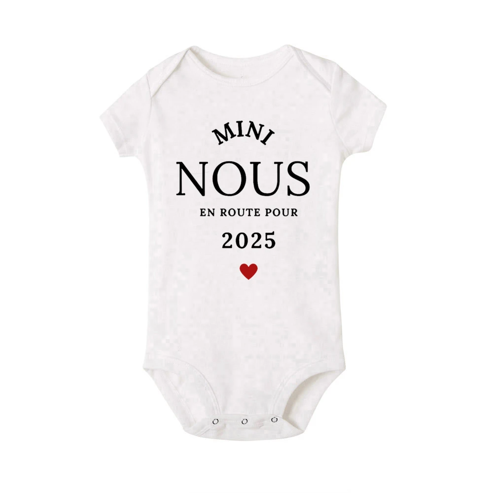 Pelele estampado Nous En Poute Pour 2025 – Suave para bebé - imagen 3