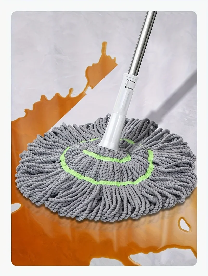 Cabezal del trapeador con almohadilla de microfibra