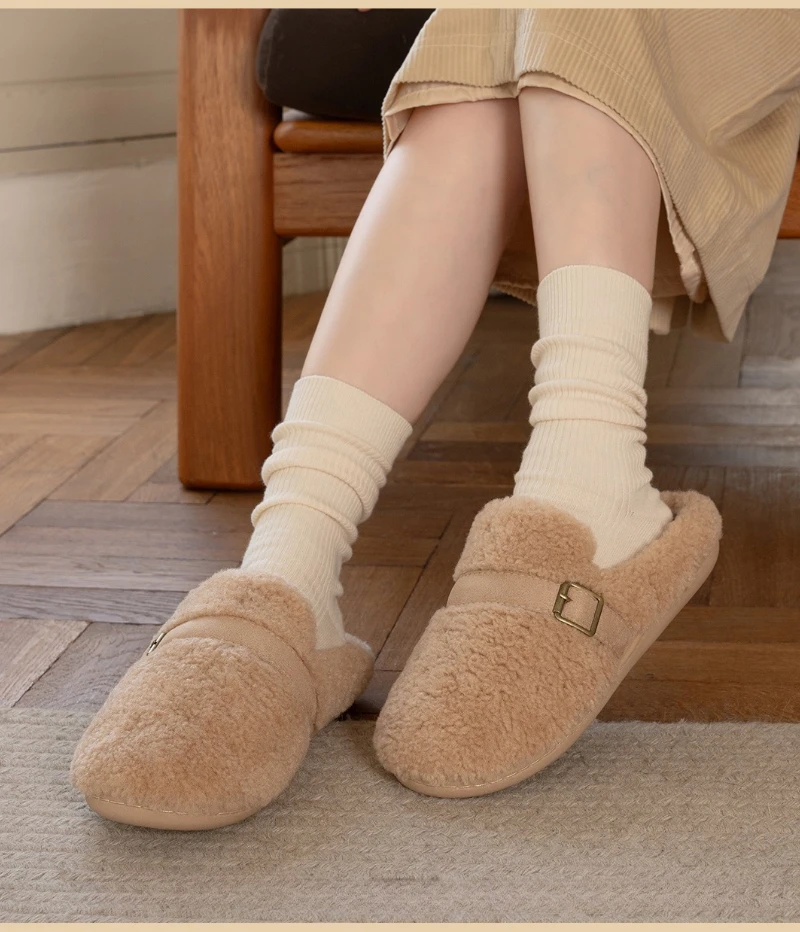 Pantuflas LORGL detalle del forro afelpado