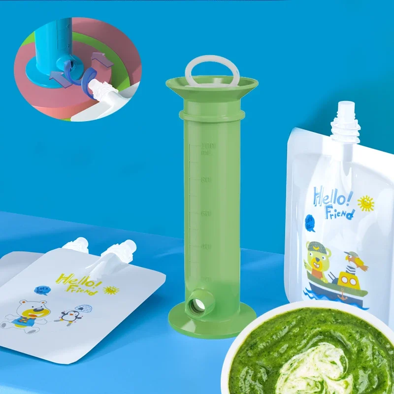 Dispensador de fruta para bebé recién nacido – Bolsa alimentación - imagen 4