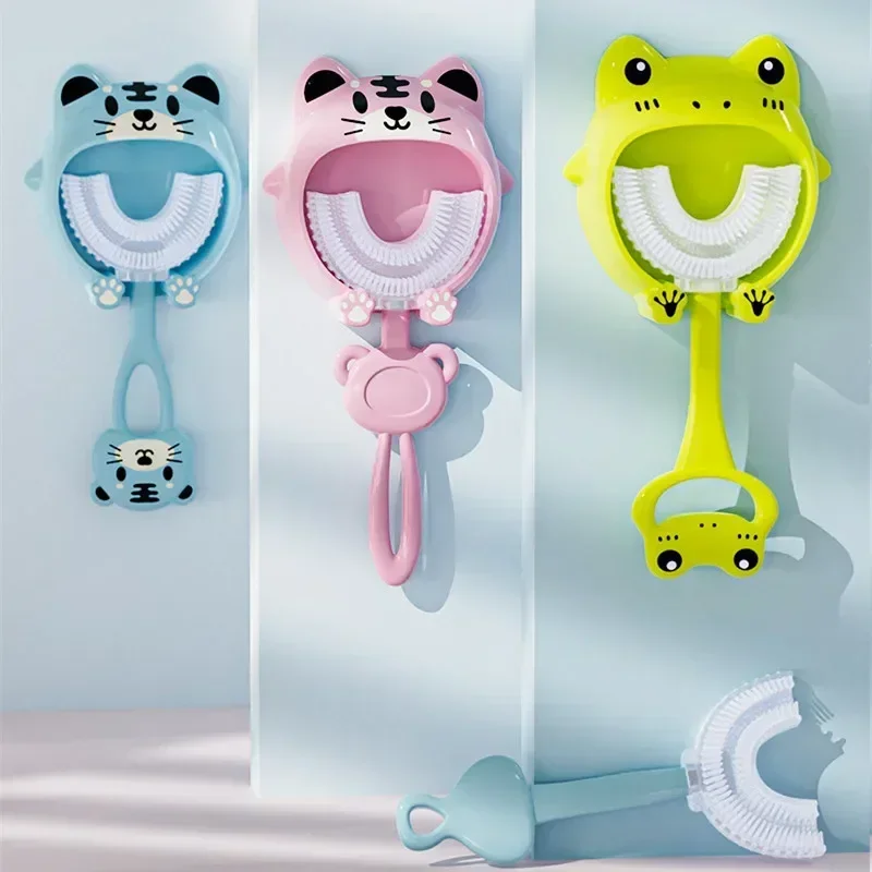 Cepillo dental infantil de silicona suave para niños - imagen 2