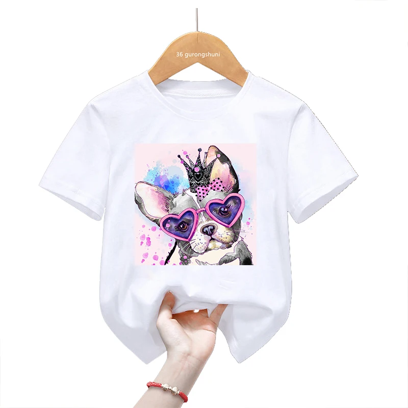 Camiseta Kawaii perros Dachshund para niños y niñas – Estampado verano - imagen 5