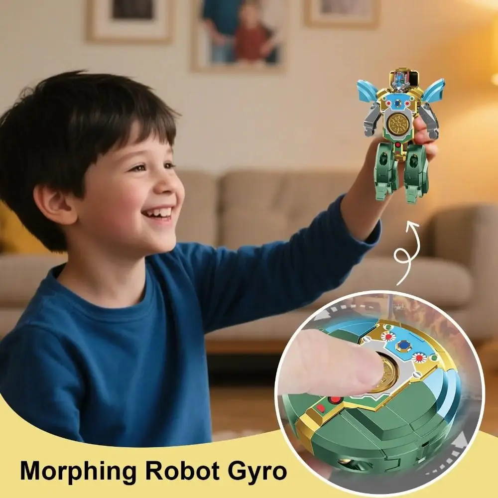 Juguete antiestrés robot deformable con giroscopio silencioso ABS - imagen 4