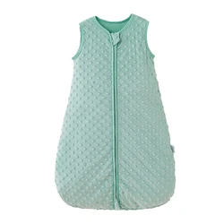 Dot Saco de dormir felpa 3D unisex para bebé suave y cálido acolchado