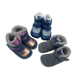 TipsieToes Botas de Invierno Piel Genuina Forro Pelo Sintético Bebé