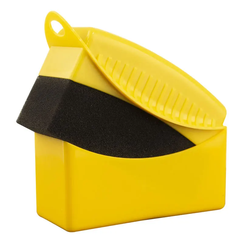 Esponja reutilizable para neumáticos de coche con aplicador de cera - imagen 4