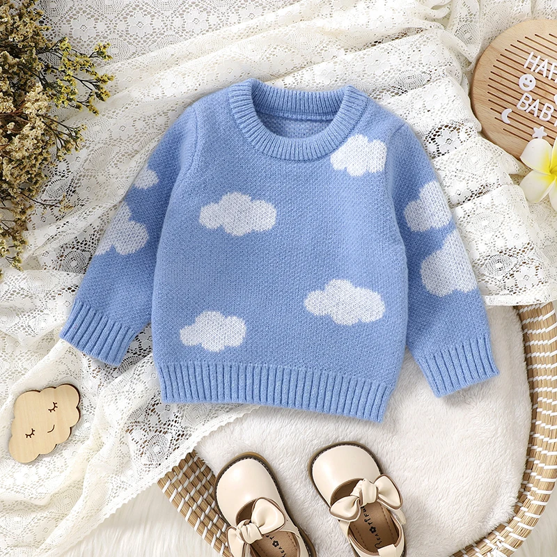 Jersey de punto cuello redondo para bebé y niño - imagen 4