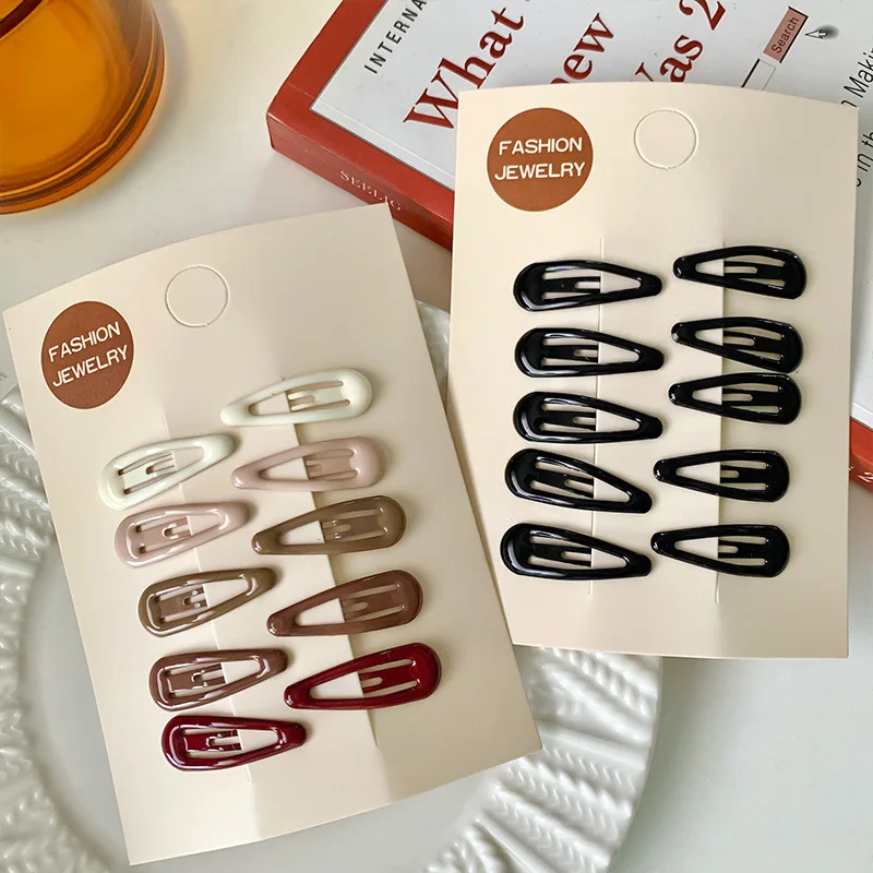 Pinzas BB de gota para el pelo, suaves y cómodas destinadas a niñas