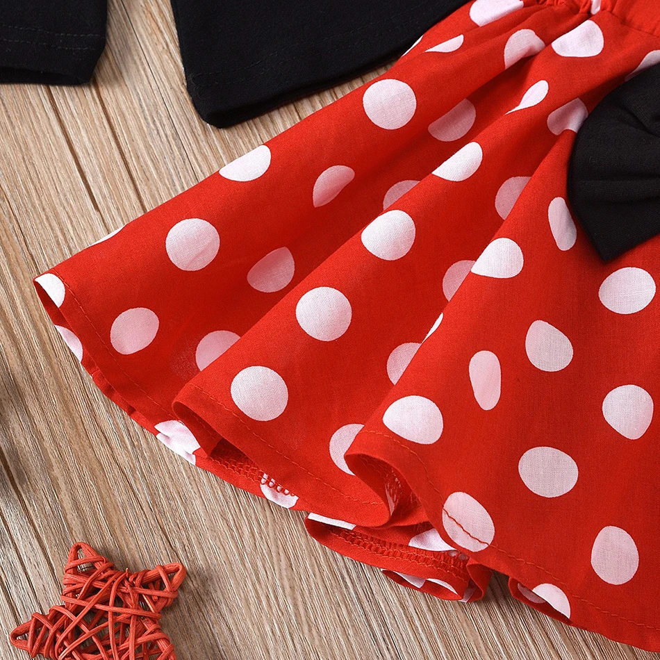Disfraz de Minnie Mouse para niña – Diadema con lazo y lunares - imagen 5