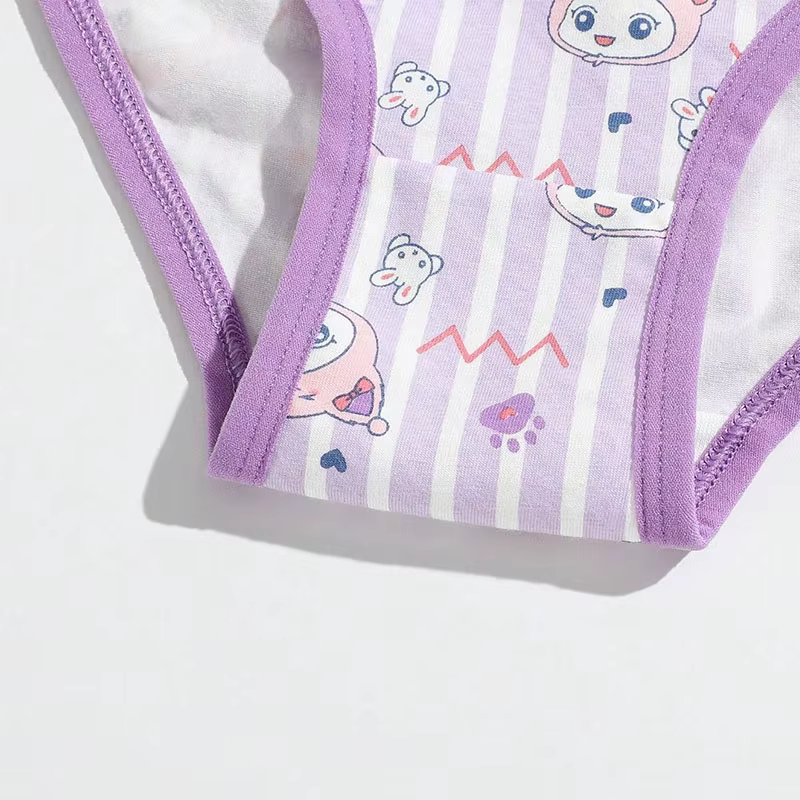 Braguitas niña algodón premium doble capa cómodas estampadas dibujos - imagen 3