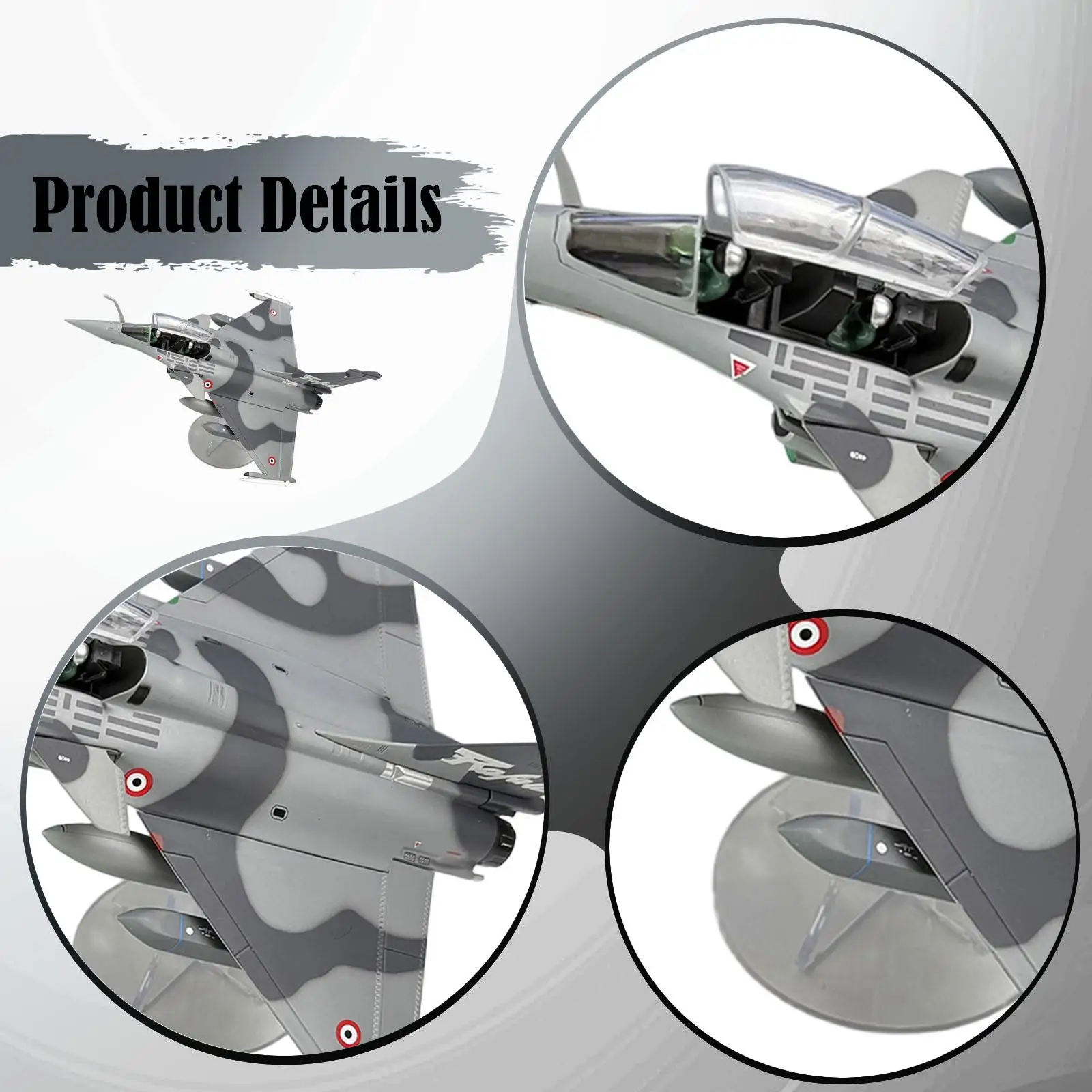 Modelo de avión de combate de fundición a presión para colección - imagen 5