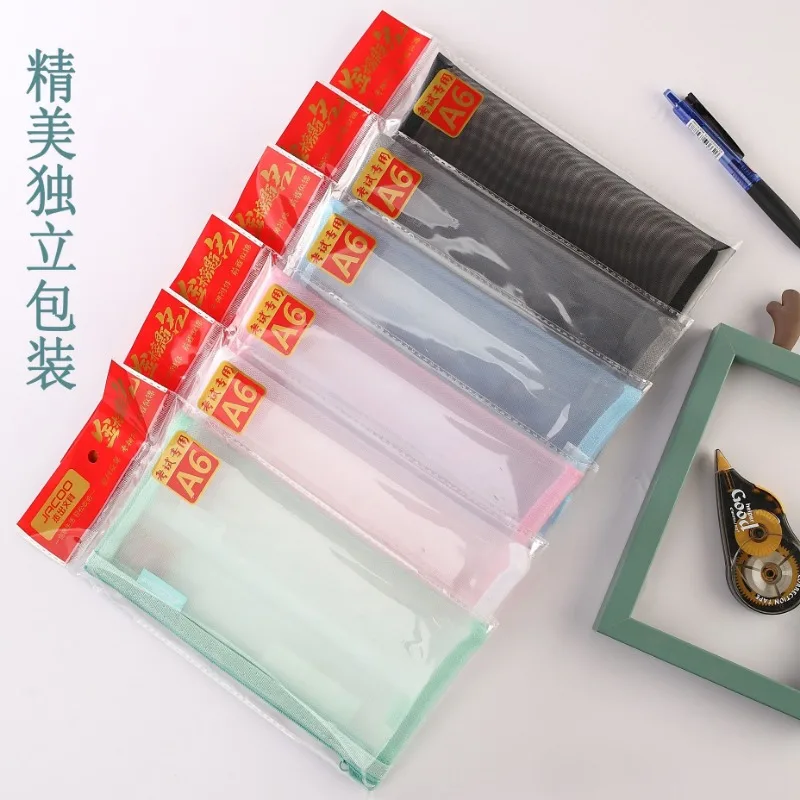 Estuche de lápices escolar de nailon – Bolsa portátilscollar para estudiantes - imagen 2