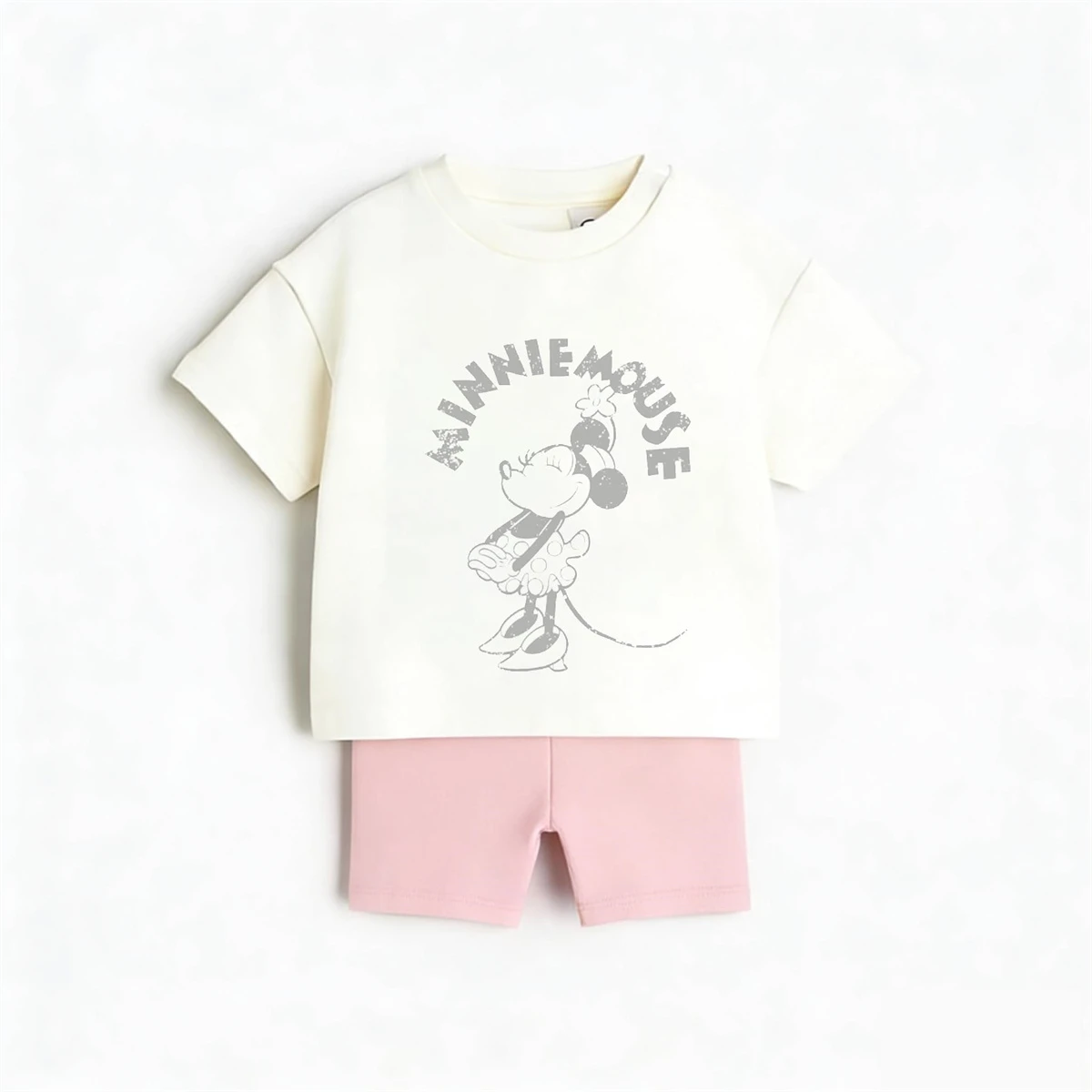 Conjunto de camiseta y pantalón corto para niña de verano - imagen 5