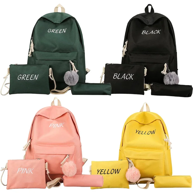 Mochilas escolares para niños con monedero y gran capacidad