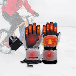 Guantes de invierno calefactables a prueba de viento antideslizantes