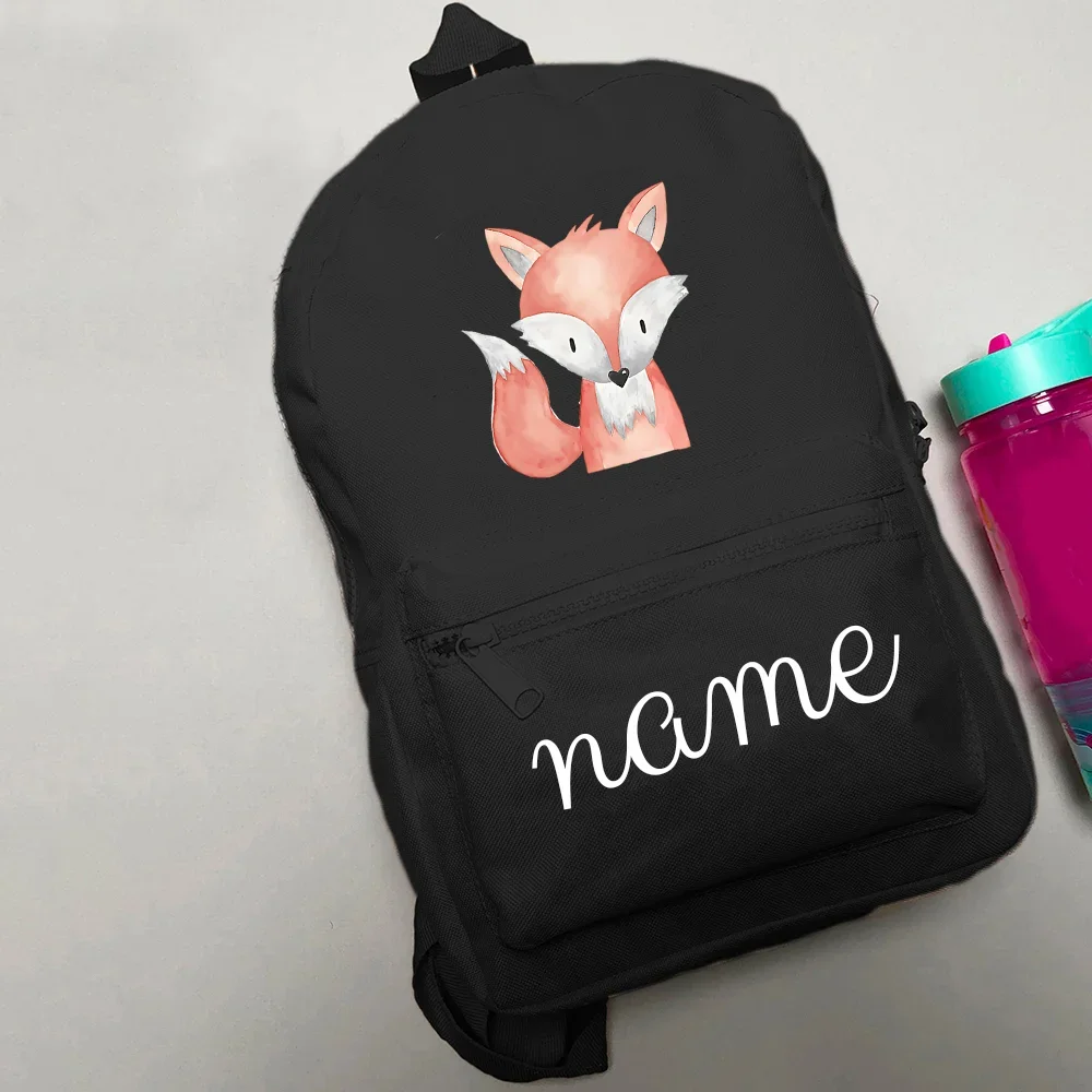 Mochila personalizada infantil con animales del bosque - imagen 4