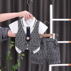 Conjunto bebé verano algodón con camiseta y short cómodo