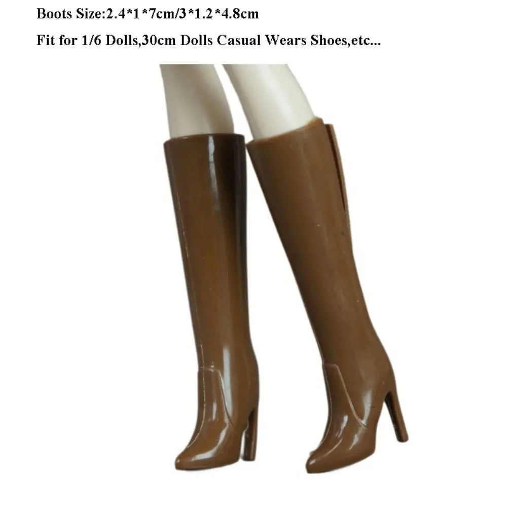 Botas de plástico estilo casual para muñecas 1/6