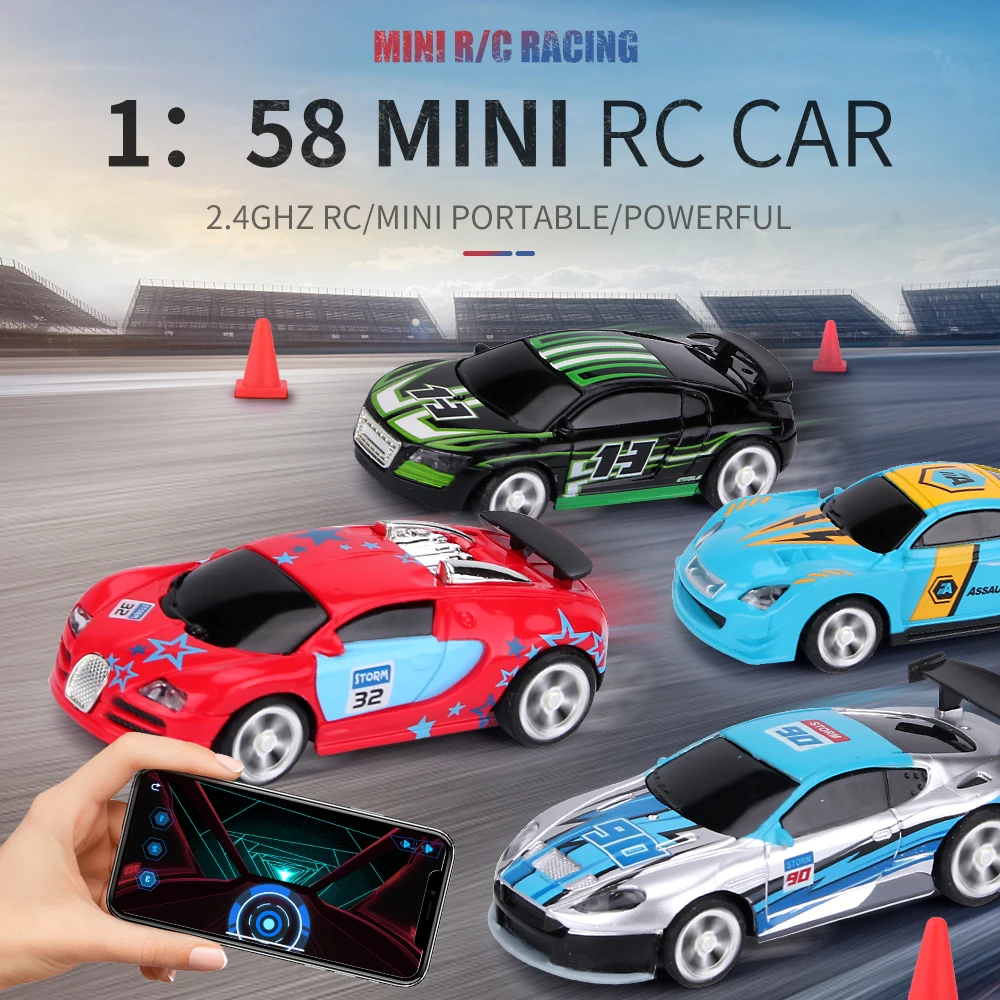 Coche RC mini estilo “can box”