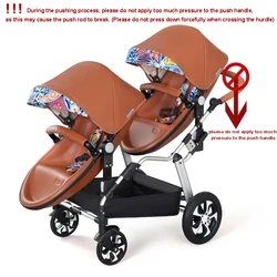 Cochecito New Twins 2 en 1 – Sistema de viaje doble para bebé