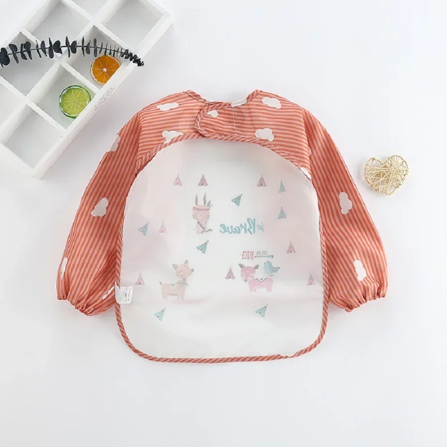 Bata impermeable de manga larga para bebé con dibujos animados - imagen 3