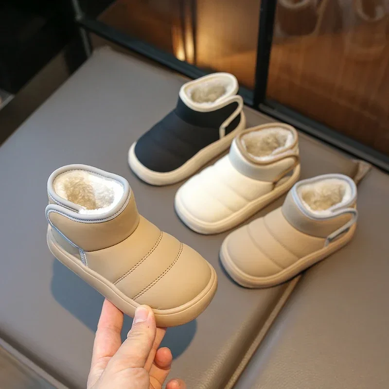Botas de nieve infantiles impermeables con suela antideslizante - imagen 3