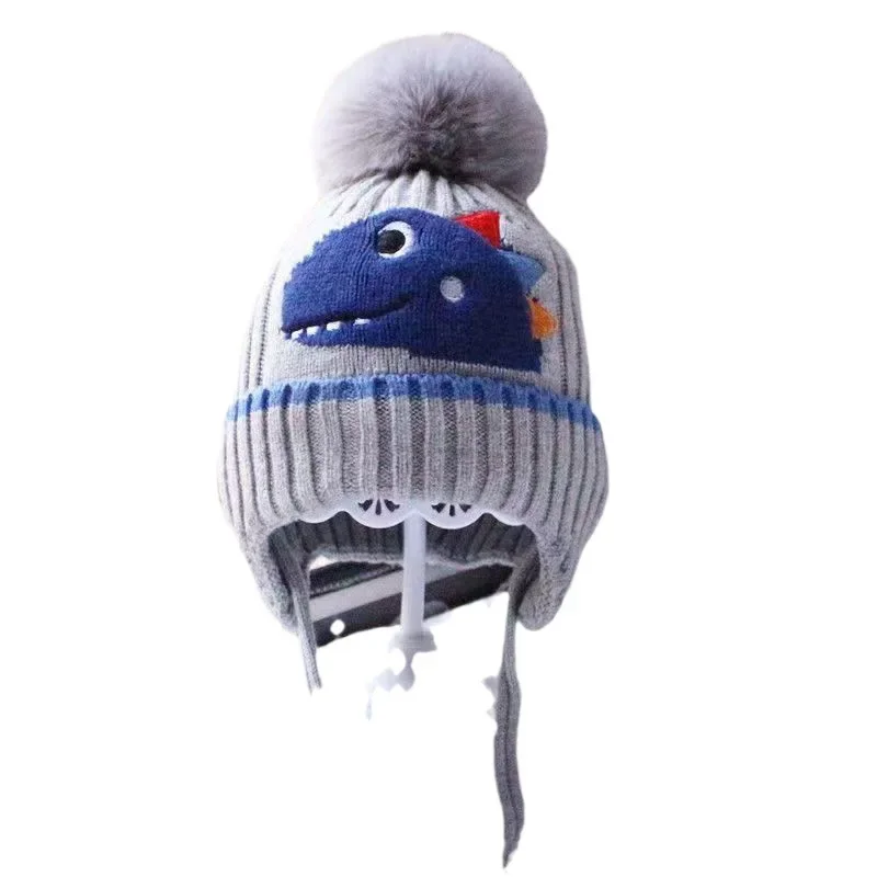 Gorro infantil de lana con dibujos animados para invierno - imagen 5