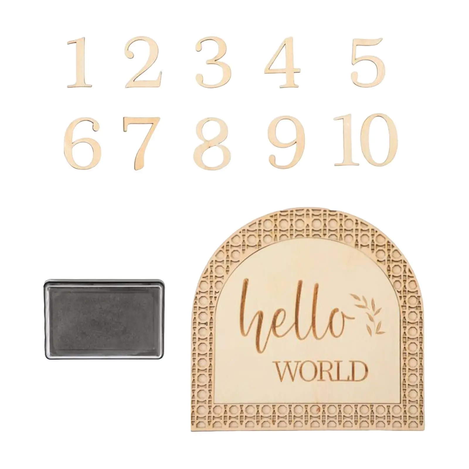 Baby Birth Announcement Cards Hand and Footprints for Baby Child