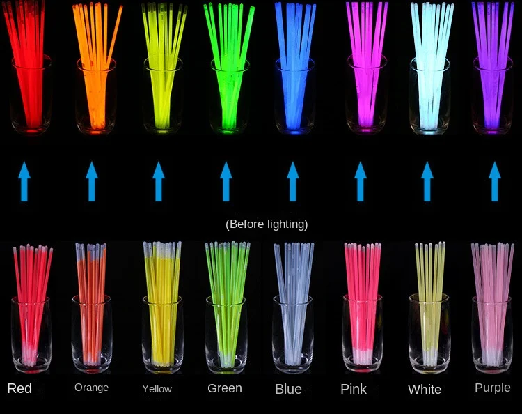 Barras luminosas fluorescentes para fiestas