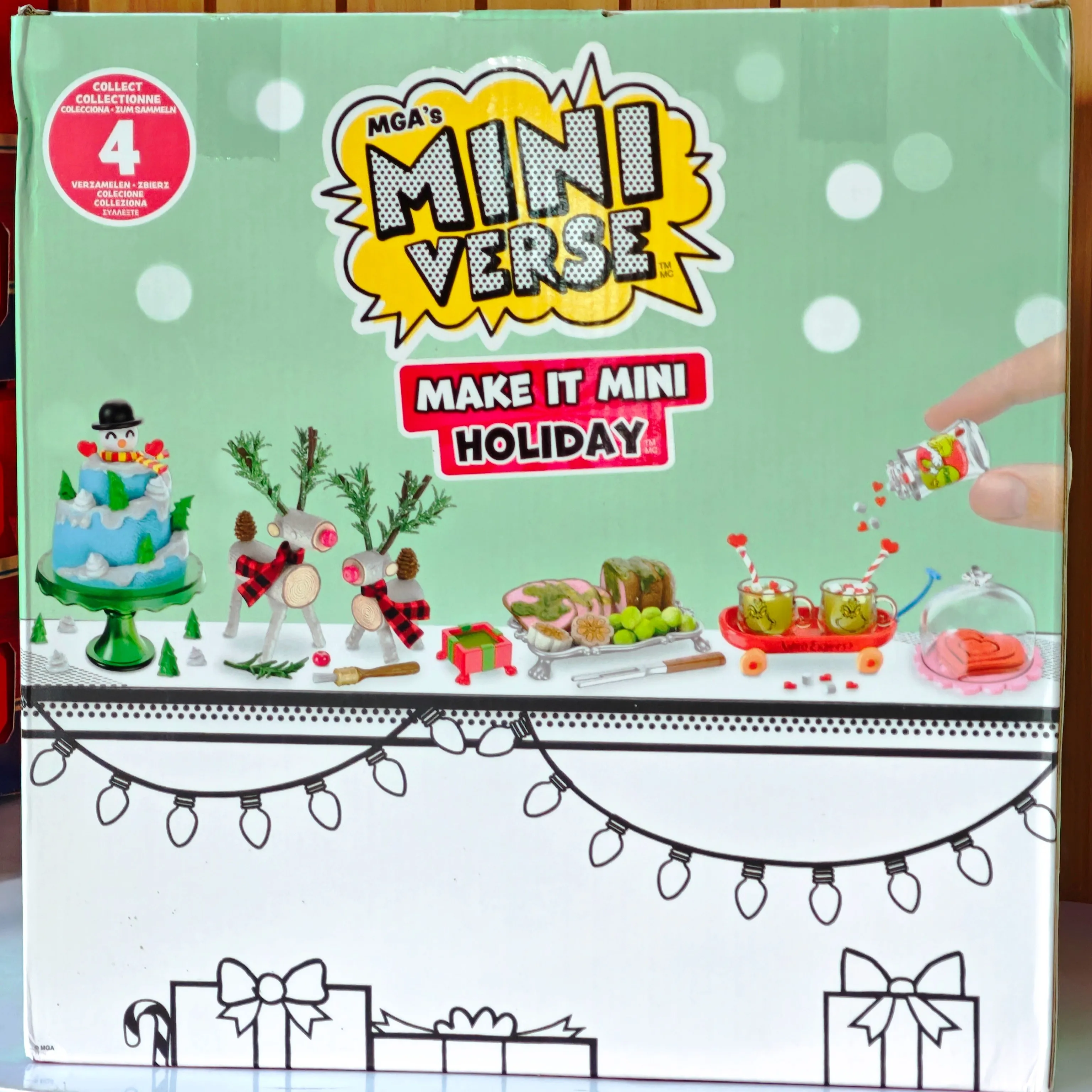 Efecto visual de juguete de colección en miniatura