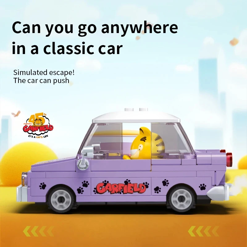 Garfield: Bloques de construcción de coches para niños - imagen 5