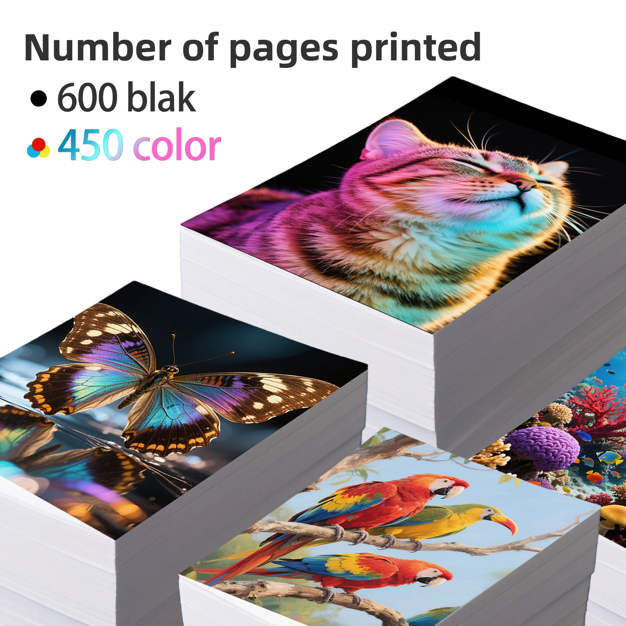 Cartuchos de tinta color compatibles HP DeskJet Envy para impresión - imagen 3