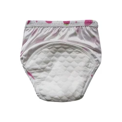 Nppay Pantalones de entrenamiento lavables en algodón para bebés