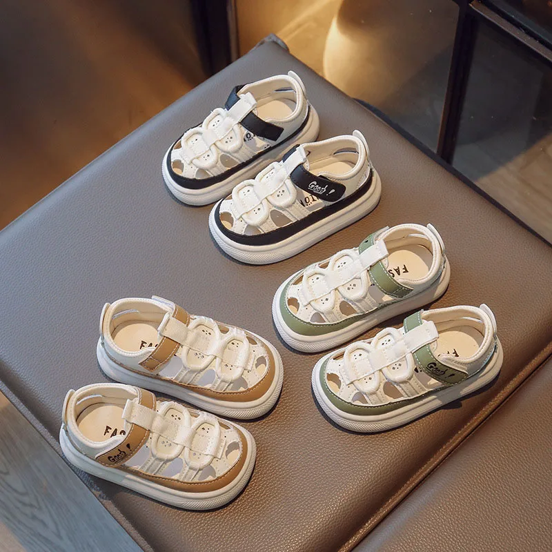 MILANCEL sandalias de verano para niños de suela blanda - imagen 5