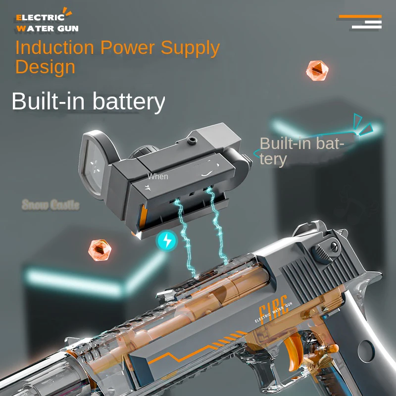 Pistola de agua eléctrica potente para niños y adultos - imagen 4