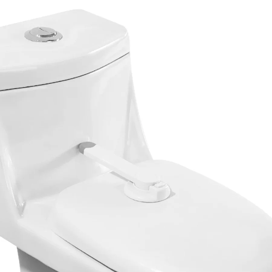 Cerradura adhesiva para inodoro de bebé, fácil instalación - imagen 4