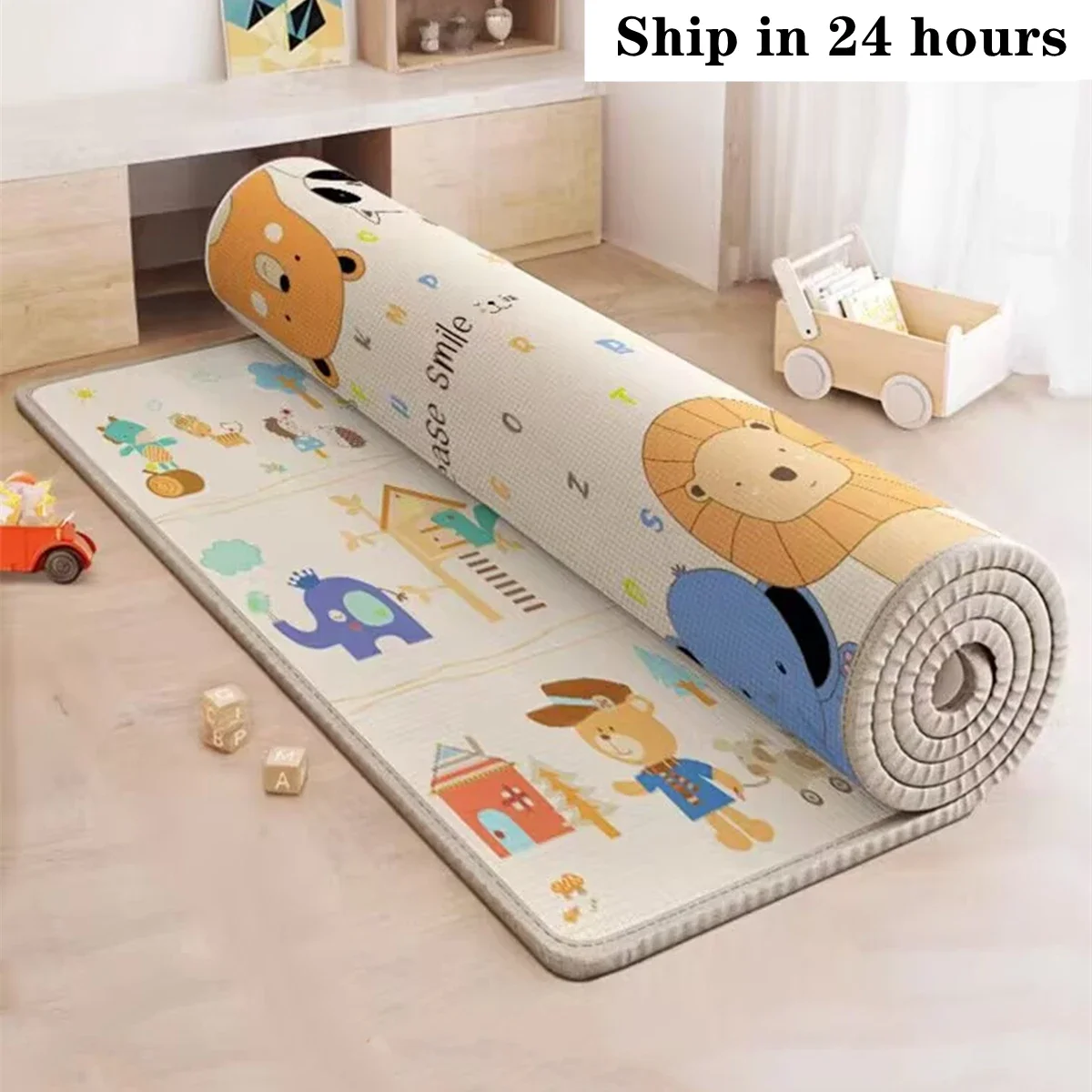 Alfombra de juegos plegable para bebés: estera sensorial - imagen 5